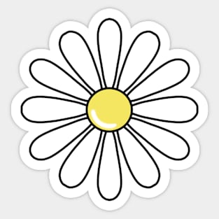 Daisy flower Sticker